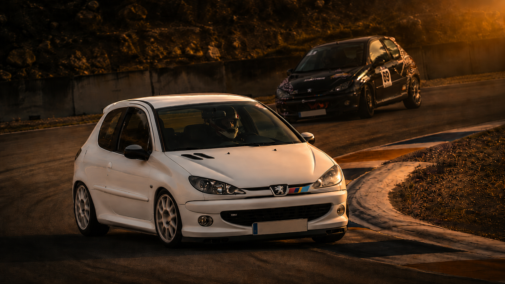 Primera vez en Castellolí con el 206 GTI