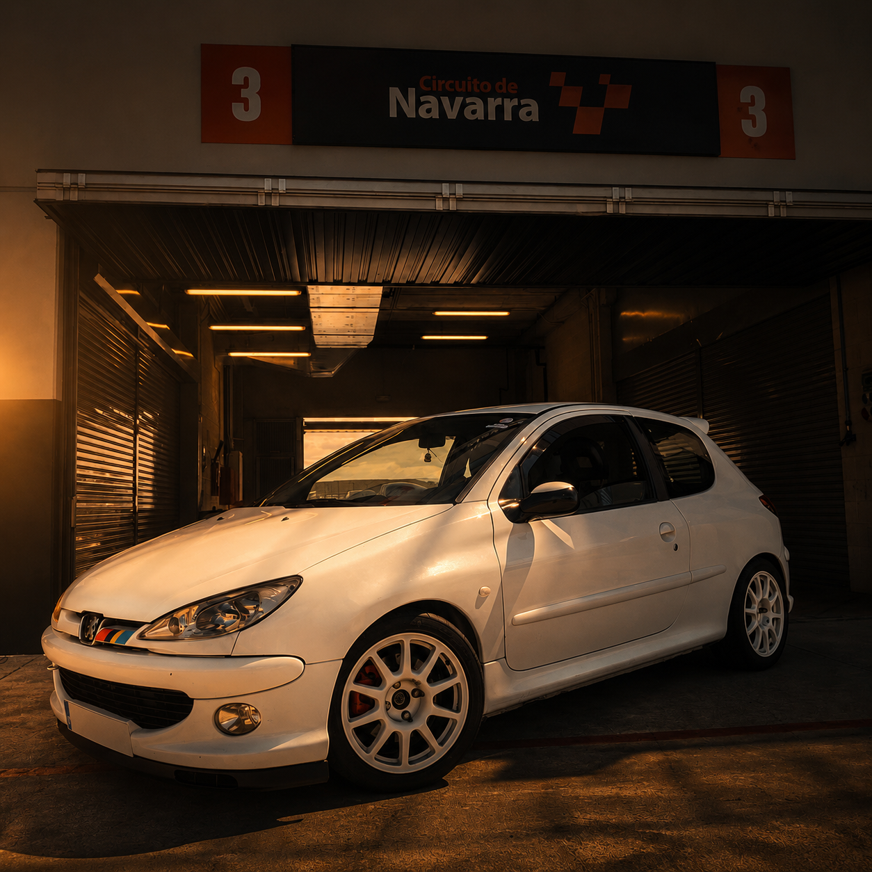 Navarra, exhibición y una pelea con un León MK1 TDI